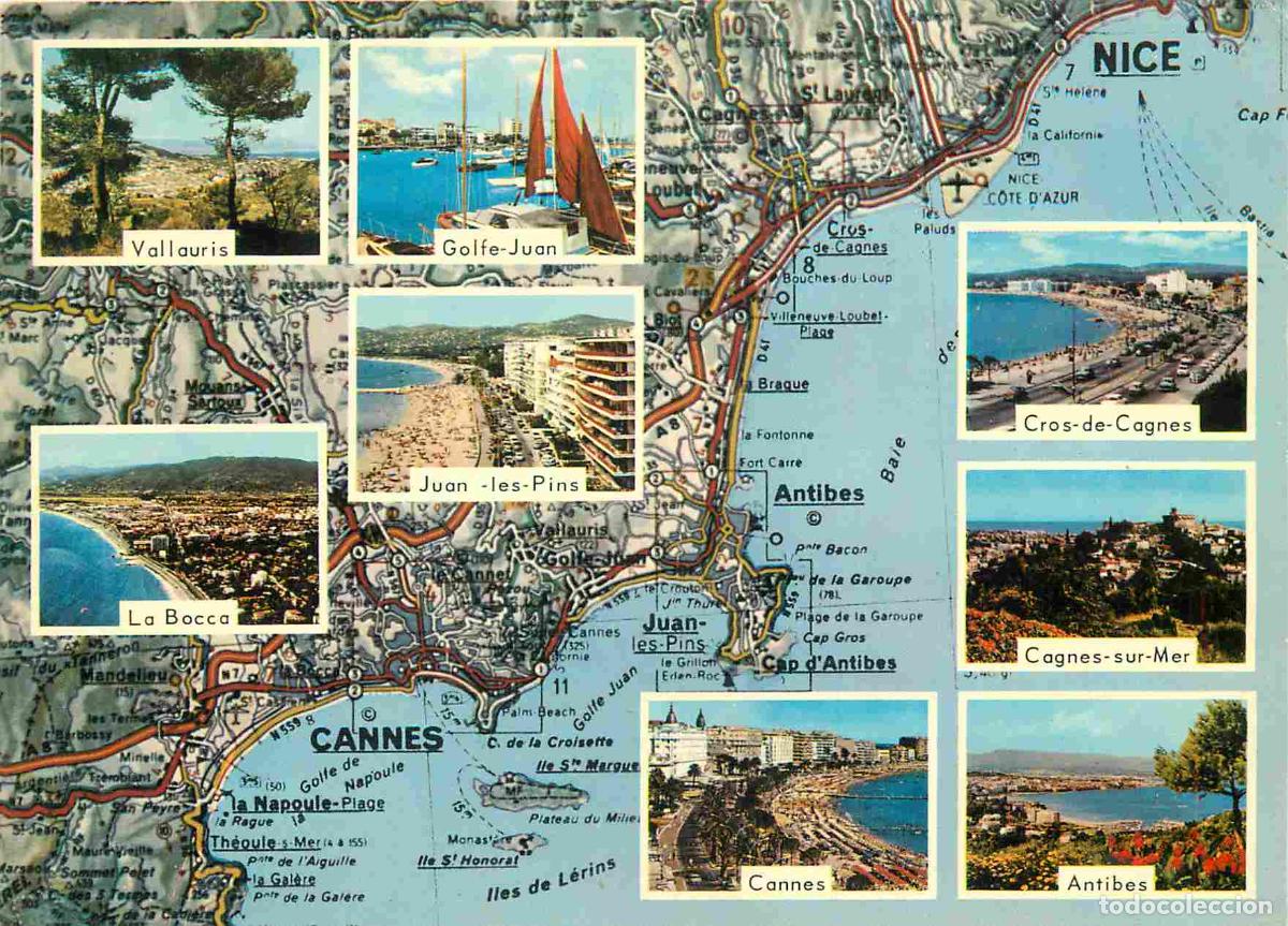 Postcards: Francia - Carte Postale - 06 - Cote d'Azur - Multivues - cannes la bocca vallauris golfe juan juan-l