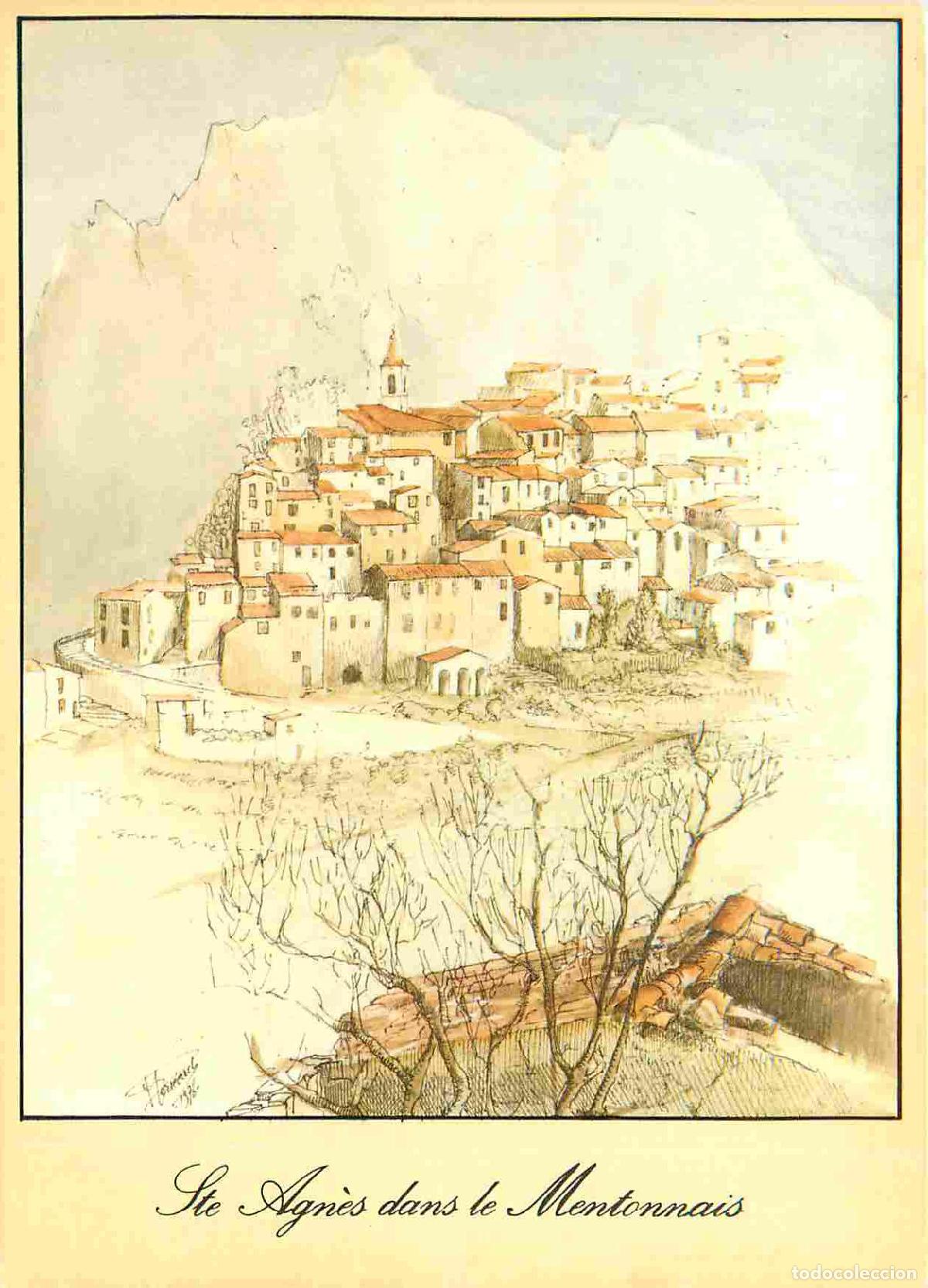 Postcards: Francia - Carte Postale - 06 - Sainte-agnes - Ste agn&egrave;s dans le mentonnais - Art Dessin d'apr&egrave;s natu