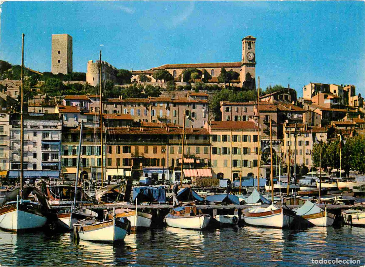 Postales: Francia - Carte Postale - 06 - Cannes - Un coin du Port le Quai St-Pierre et le Suquet - Bateaux - C