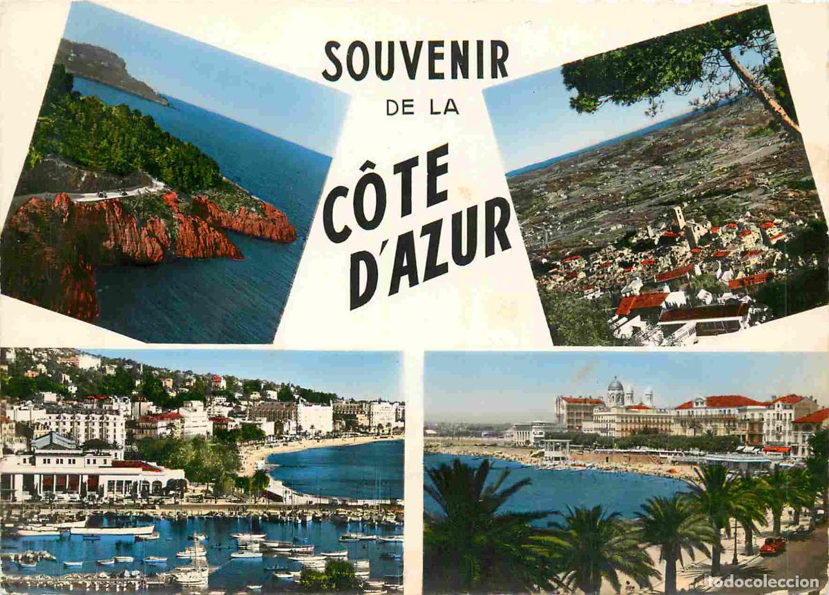 Postcards: Francia - Carte Postale - 06 - Cote d'Azur - Multivues - l'esterel et les roches rouges grasse canne