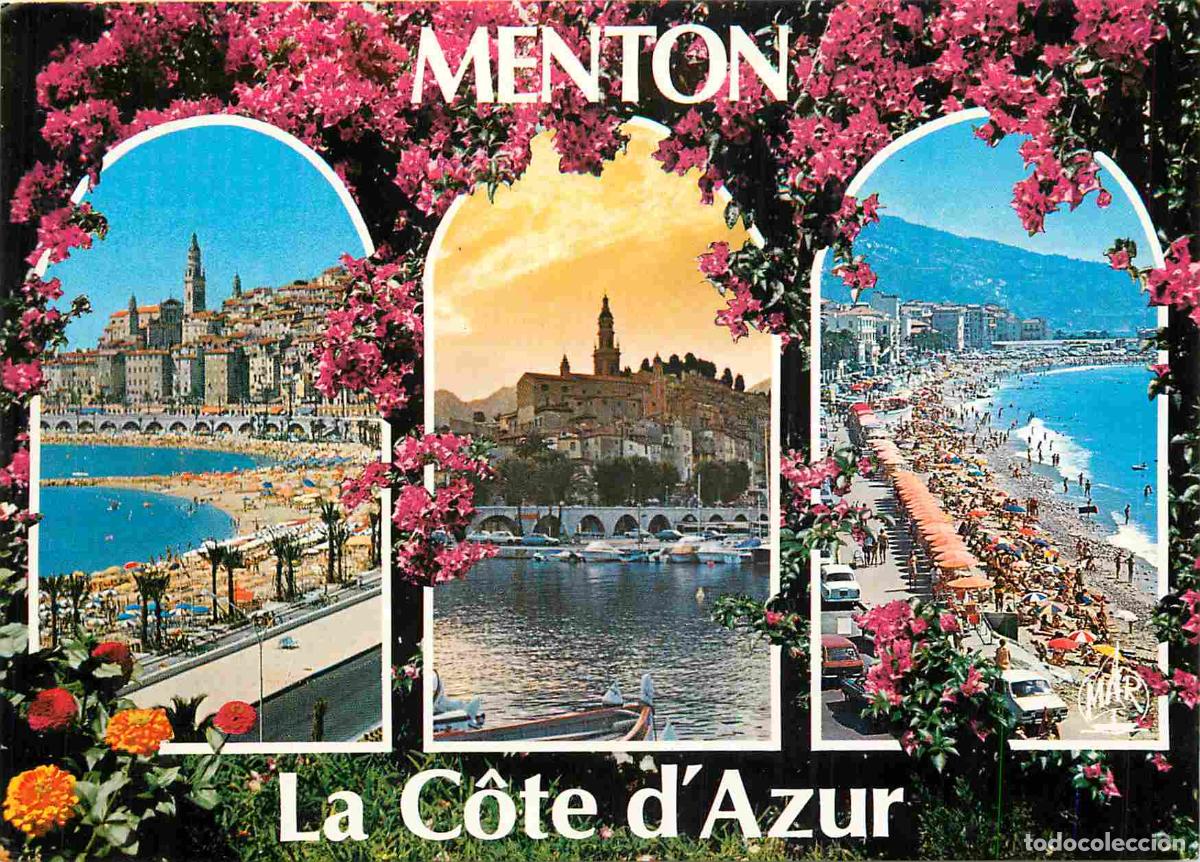 Postcards: Francia - Carte Postale - 06 - Menton - Multivues - Fleurs - CPM - Voir Scans Recto-Verso