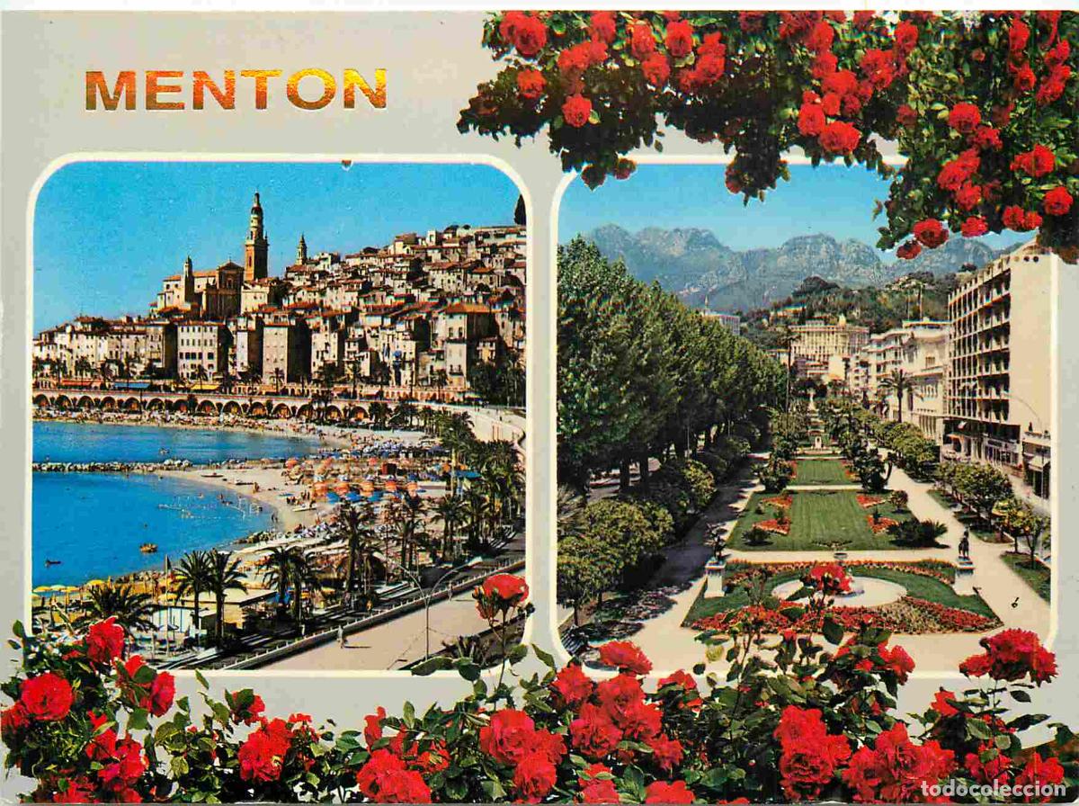 Postcards: Francia - Carte Postale - 06 - Menton - Multivues - Fleurs - CPM - Voir Scans Recto-Verso