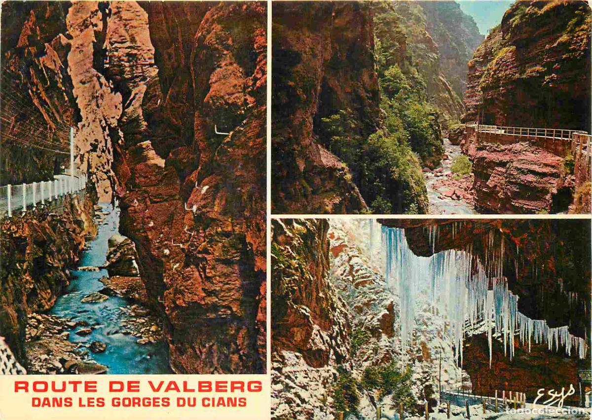 Postcards: Francia - Carte Postale - 06 - Gorges du Cians - Route de valberg dans les gorges du cians - Multivu