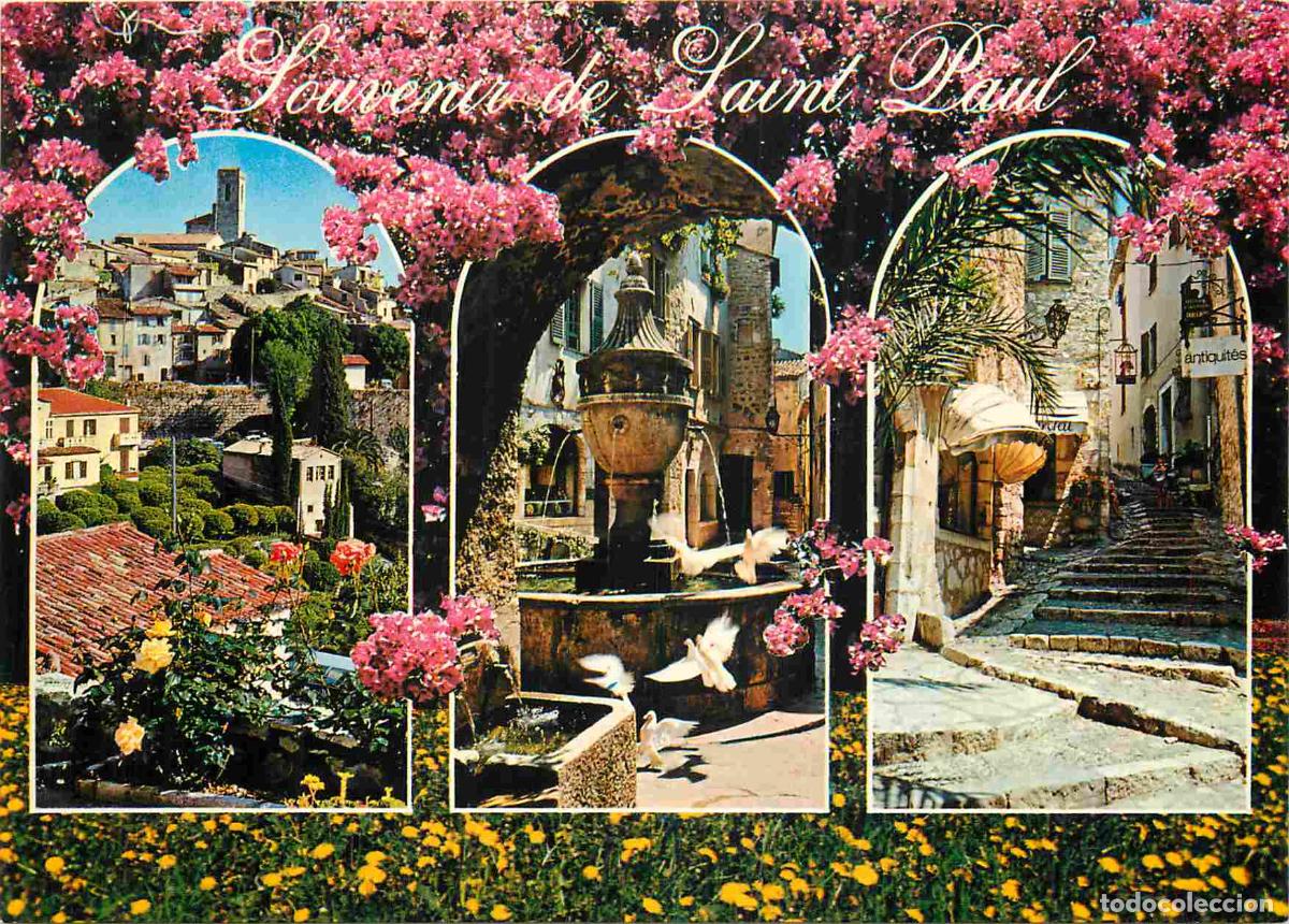 Postcards: Francia - Carte Postale - 06 - Saint paul - Cit&eacute; des arts et des artistes - Multivues - Fleurs - CPM