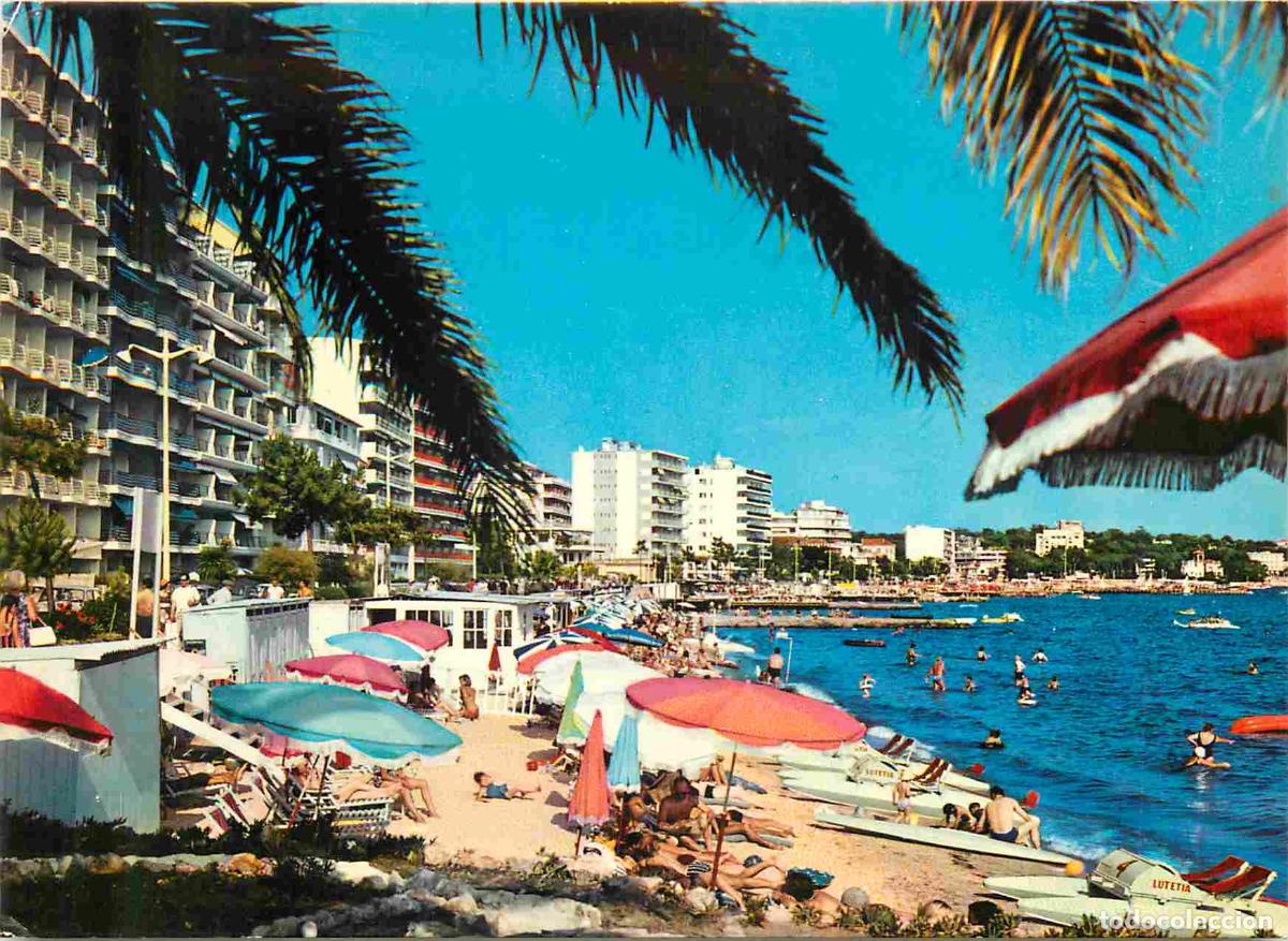 Postales: Francia - Carte Postale - 06 - Juan-les-pins - La promenade du Soleil et la Plage - CPM - Voir Scans