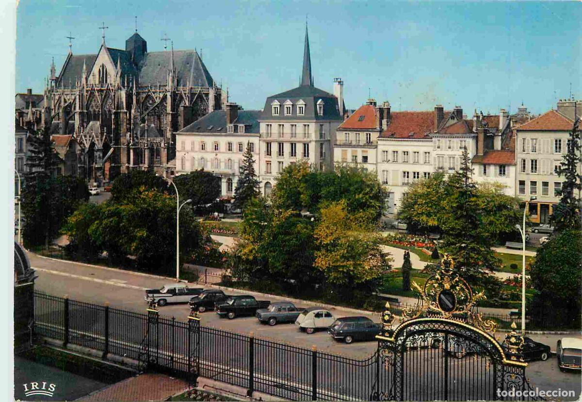 Cartoline: Francia - Carte Postale - 10 - Troyes - Vue sur le Jardin de la Pr&eacute;fecture et l'Eglise St-Urbain - A