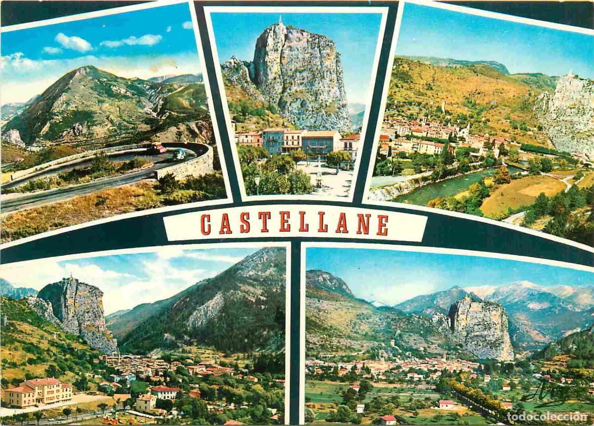 Postcards: Francia - Carte Postale - 04 - Castellane - Multivues - Col des lecques la place et le rocher le ver