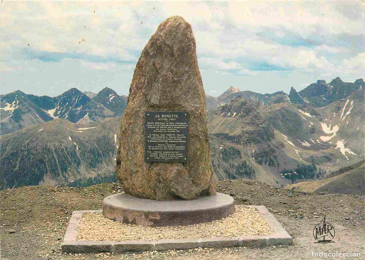 Postcards: Francia - Carte Postale - 04 - Restefond - col de la bonette - Route imperiale de nice a briancon la