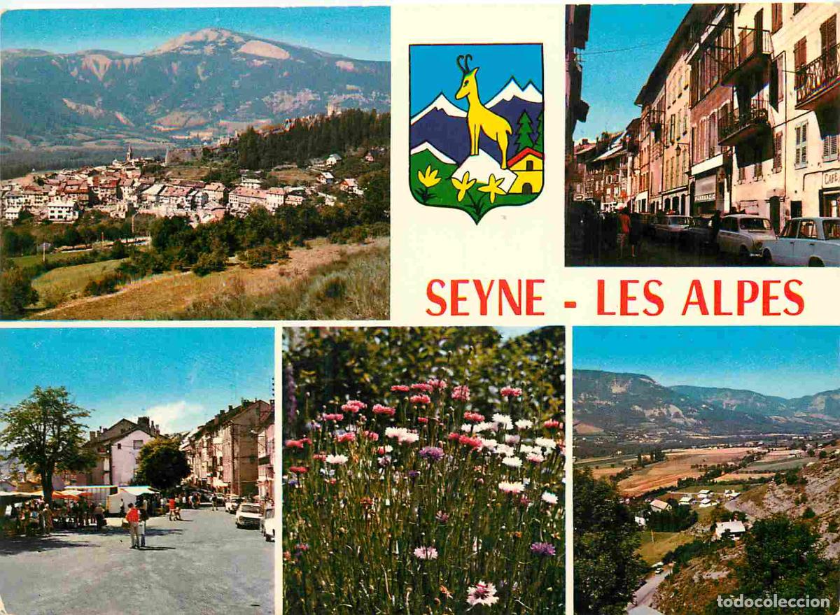 Postcards: Francia - Carte Postale - 04 - Seyne les Alpes - Multivues - Vue g&eacute;n&eacute;rale rue grande place du march&eacute;