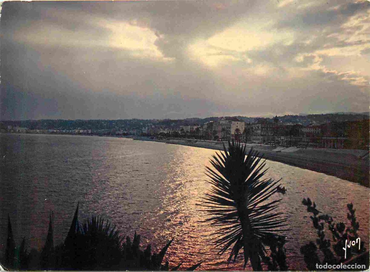 Postales: Francia - Carte Postale - 06 - Nice - Coucher de soleil sur la baie des anges - CPM - Voir Scans Rec