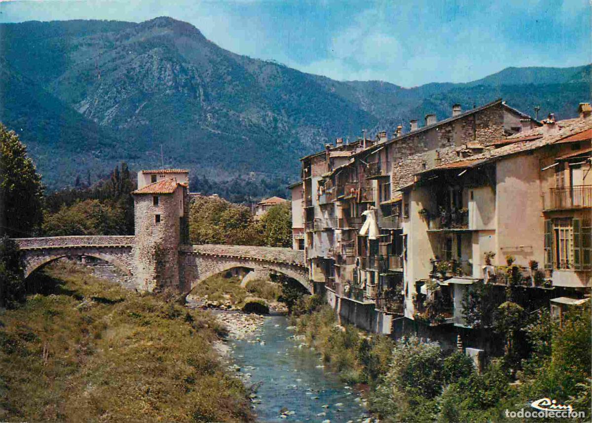 Postales: Francia - Carte Postale - 06 - Sospel - Vieilles maisons bord&eacute;es par la b&eacute;v&eacute;ra qu'enjambe le vieux p