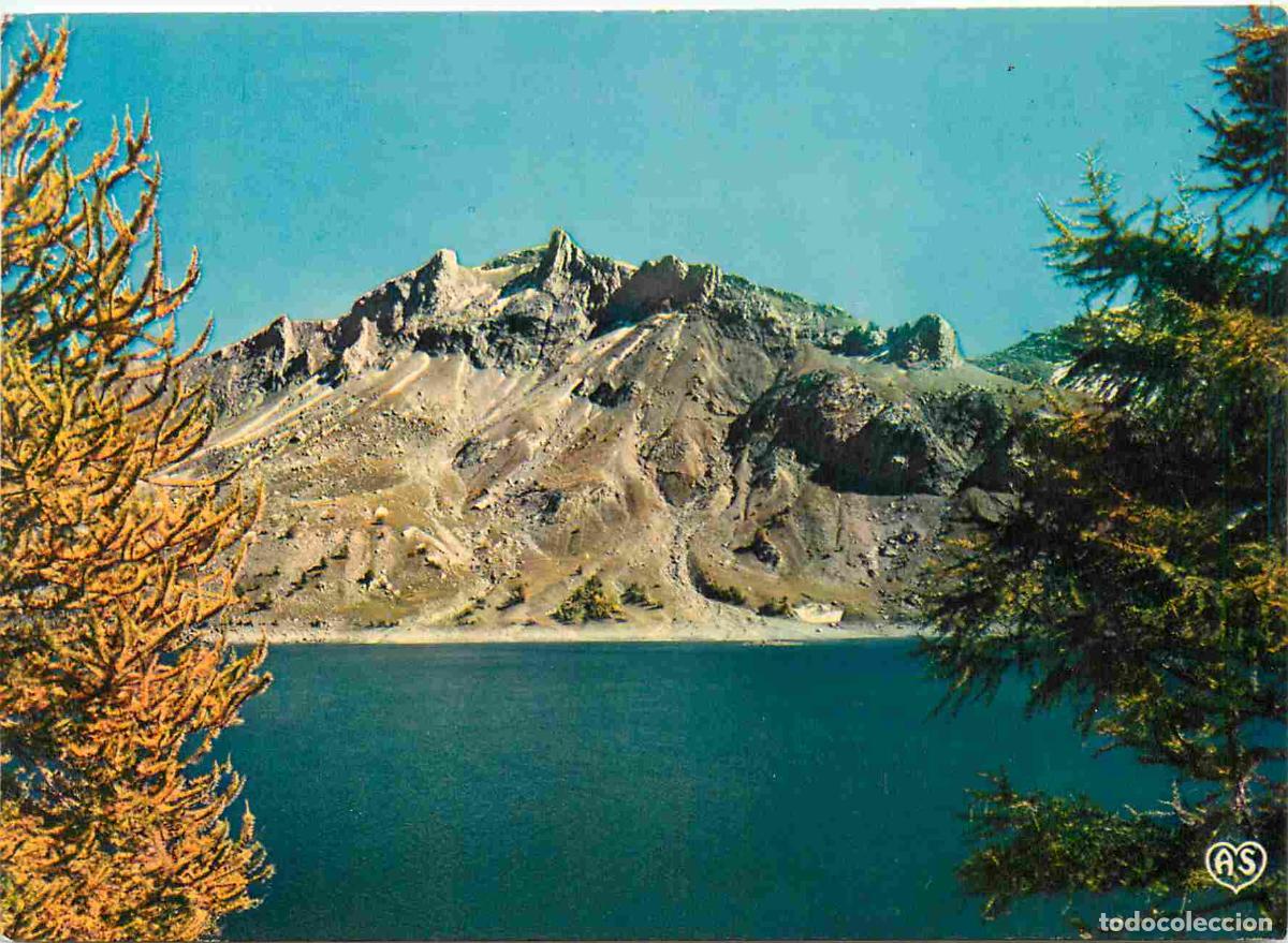 Postales: Francia - Carte Postale - 04 - Le Lac d'Allos - 2225 m d'altitude 1 km 200 de long 700 m de large 3