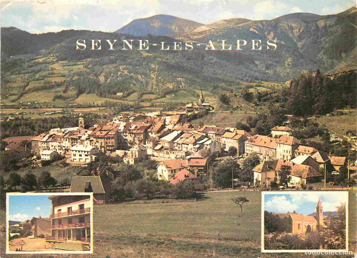 Postales: Francia - Carte Postale - 04 - Seyne-les-alpes - Vue g&eacute;n&eacute;rale - Maison familiale l'eglise - CPM - Vo