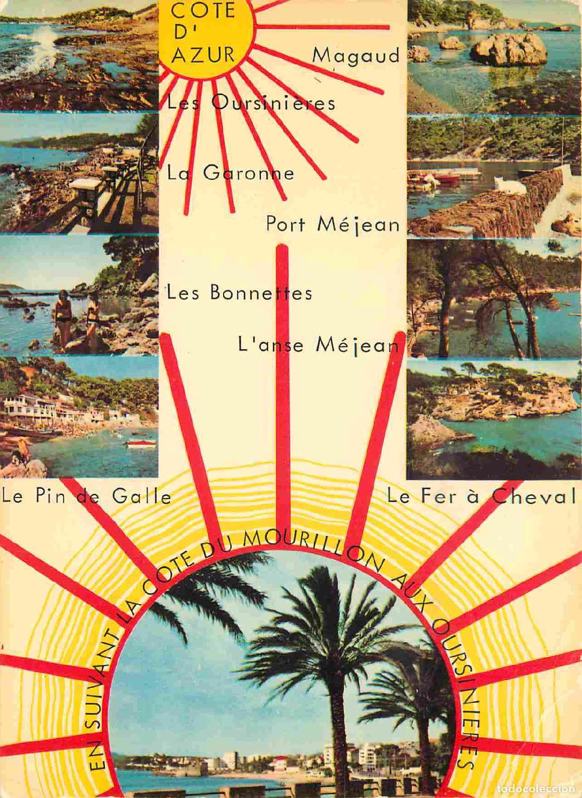 Cartes Postales: Francia - Carte Postale - 83 - Toulon - En suivant la c&ocirc;te du mourillon aux oursini&egrave;res - Multivues