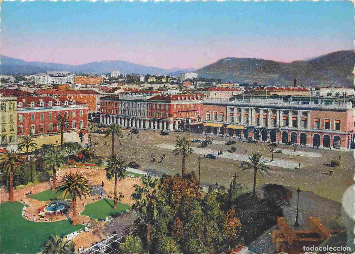 Cartes Postales: Francia - Carte Postale - 06 - Nice - La place mass&eacute;na le casino municipal et les jardins - Carte de