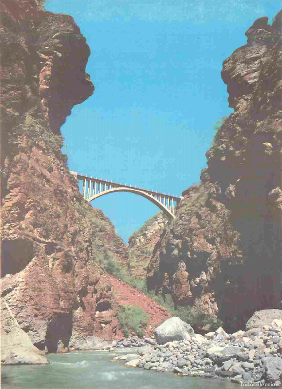 Cartes Postales: Francia - Carte Postale - 06 - Gorges de Daluis - Le pont du saut de la mari&eacute;e Taill&eacute;es dans les sch