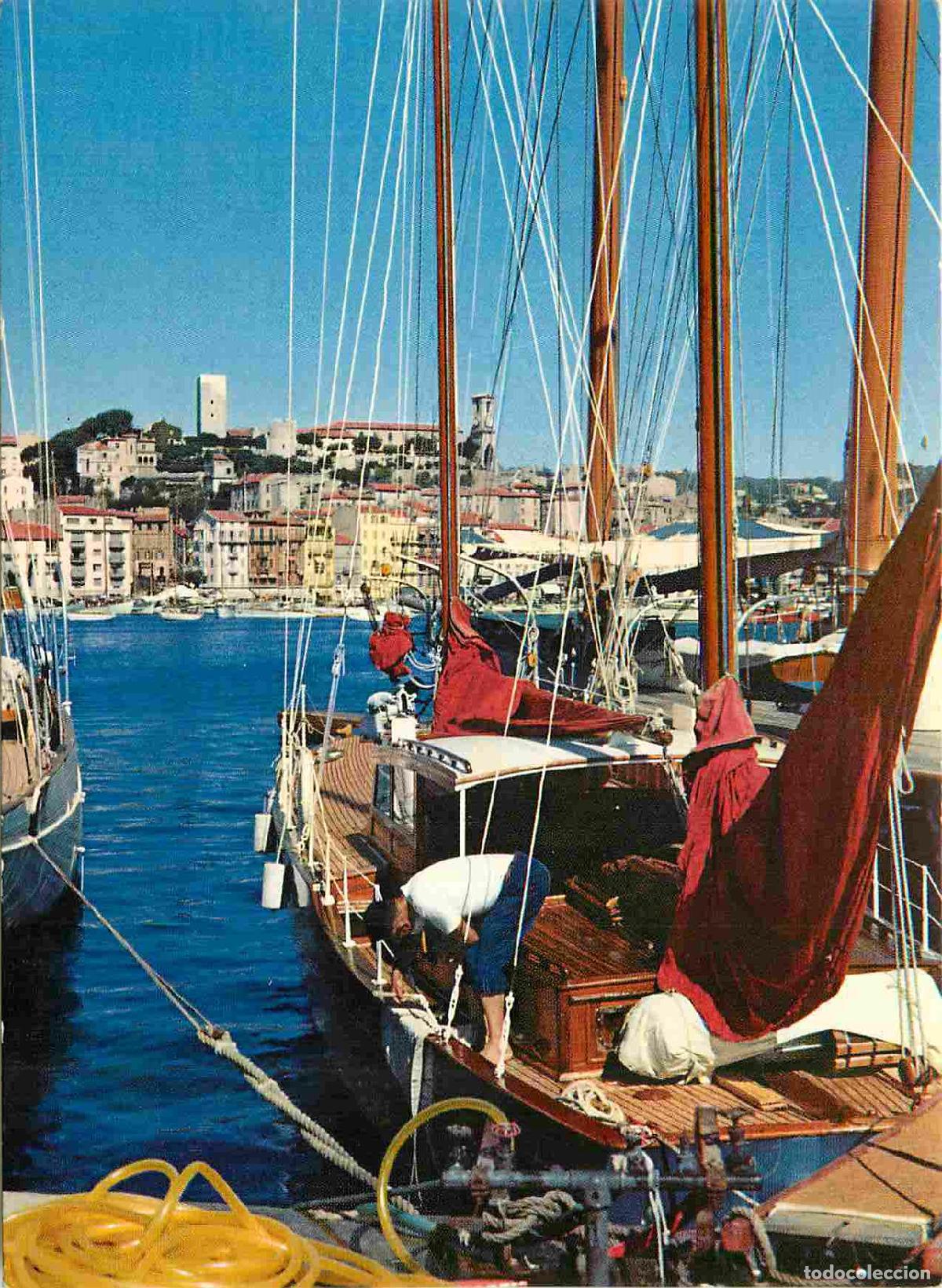 Postkarten: Francia - Carte Postale - 06 - Cannes - Un coin du Port vue sur le Suquet - Bateaux - CPM - Voir Sca