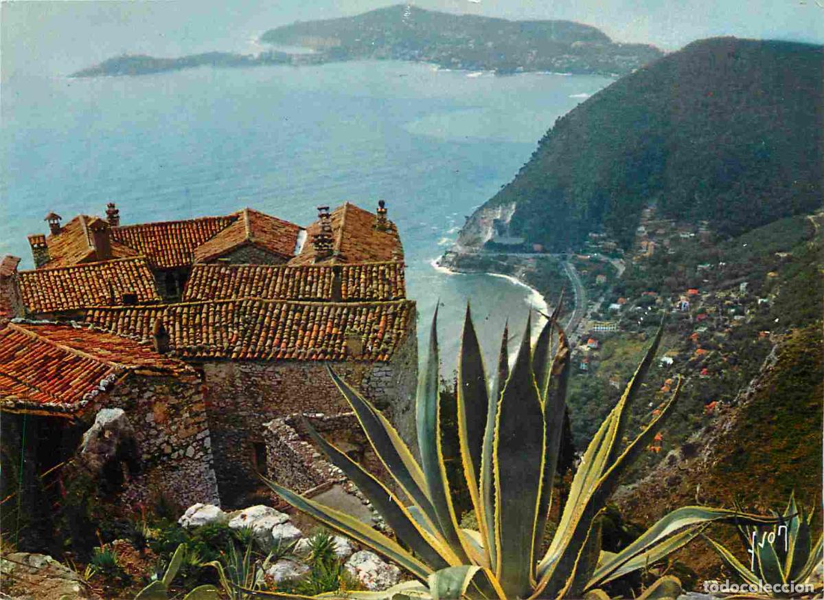 Cartes Postales: Francia - Carte Postale - 06 - Eze - Du jardin exotique vue sur la C&ocirc;te vers Saint-Jean-Cap-Ferrat -