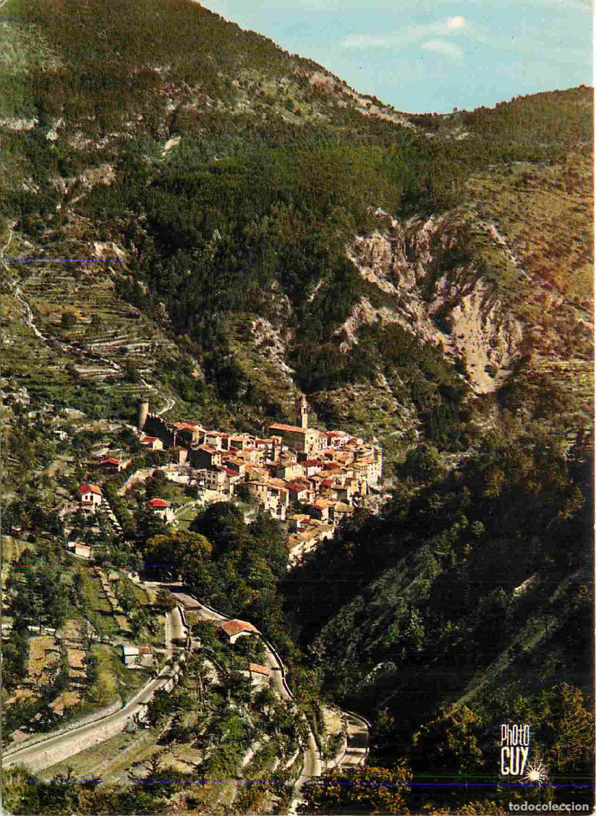 Cartes Postales: Francia - Carte Postale - 06 - Luceram - vue g&eacute;n&eacute;rale prise de la route de peira-cava - CPM - Voir S