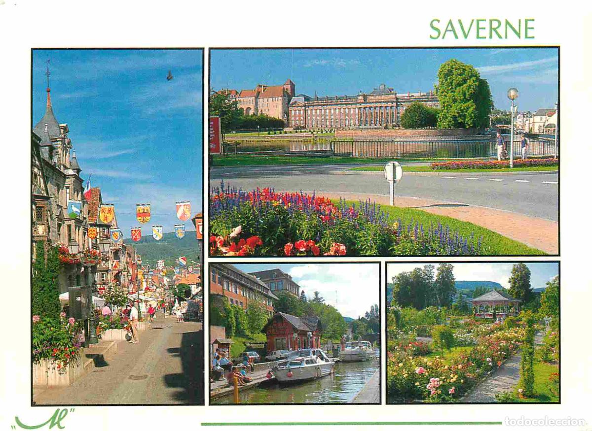 Cartes Postales: Francia - Carte Postale - 67 - Saverne - Multivues - Le ch&acirc;teau des Rohan La grand'rue Le quai des E