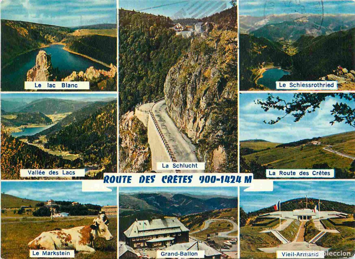 Cartes Postales: Francia - Carte Postale - 88 - Route des Cr&ecirc;tes - Multivues - Entre les versants lorrains et alsacie