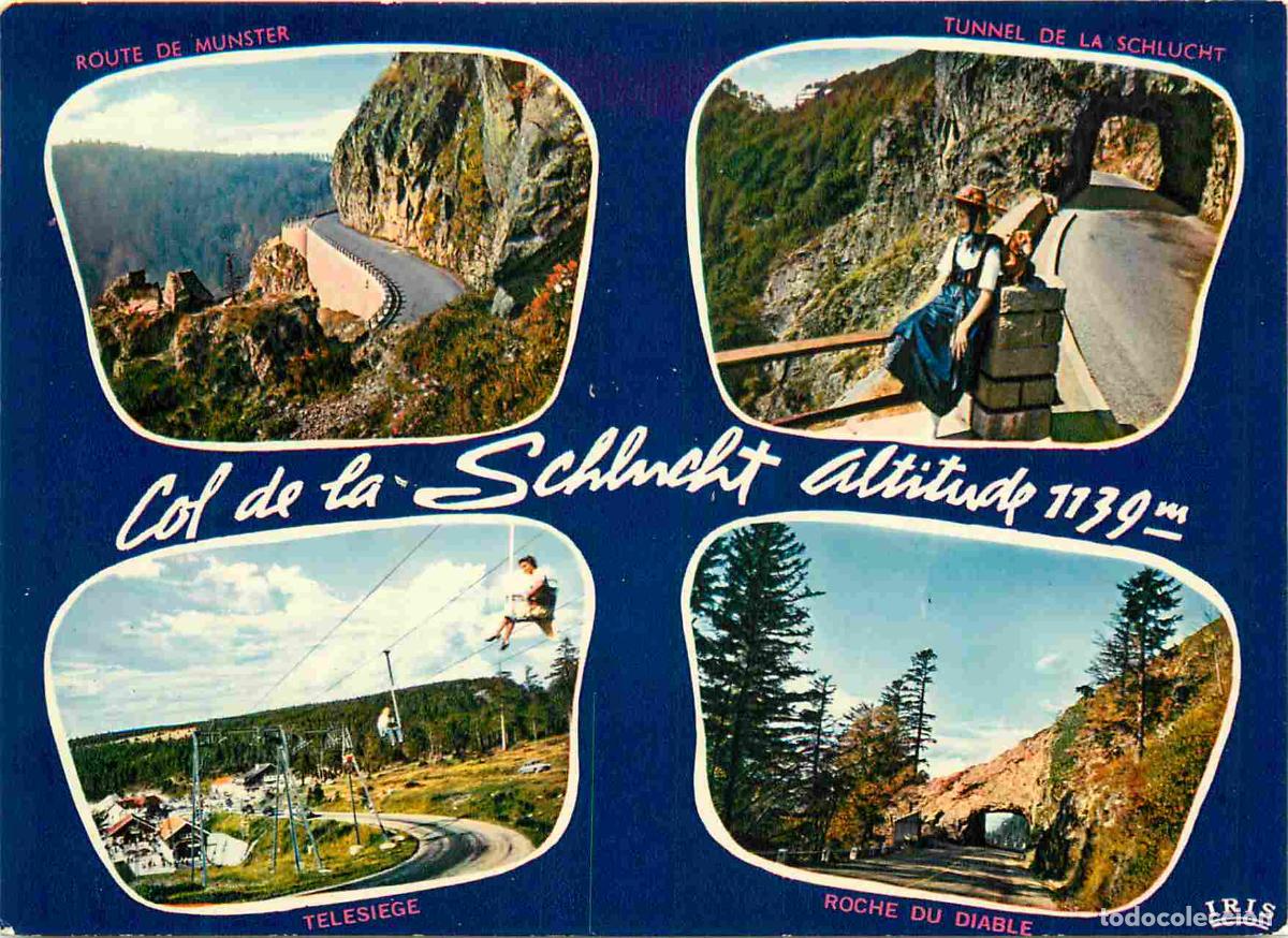 Postcards: Francia - Carte Postale - 68 - La schlucht - Multivues - Route de Munster Tunnel de la Schlucht Tele