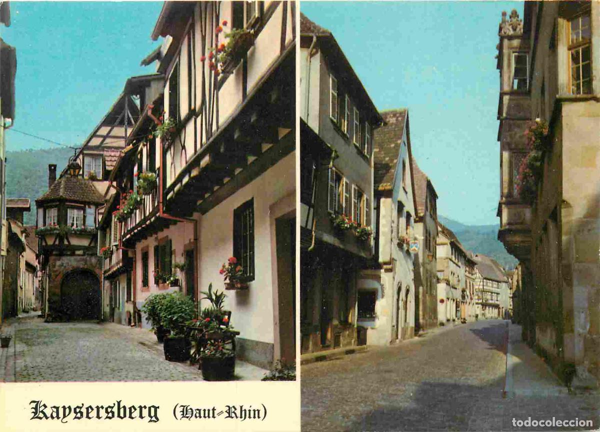 Postales: Francia - Carte Postale - 68 - Kaysersberg - Multivues - Rue de l'eglise avec les plus anciennes mai