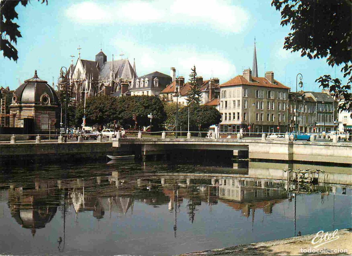Cartoline: Francia - Carte Postale - 10 - Troyes - Vus du canal de la Haute-Seine les jardins de la Soleil Sour