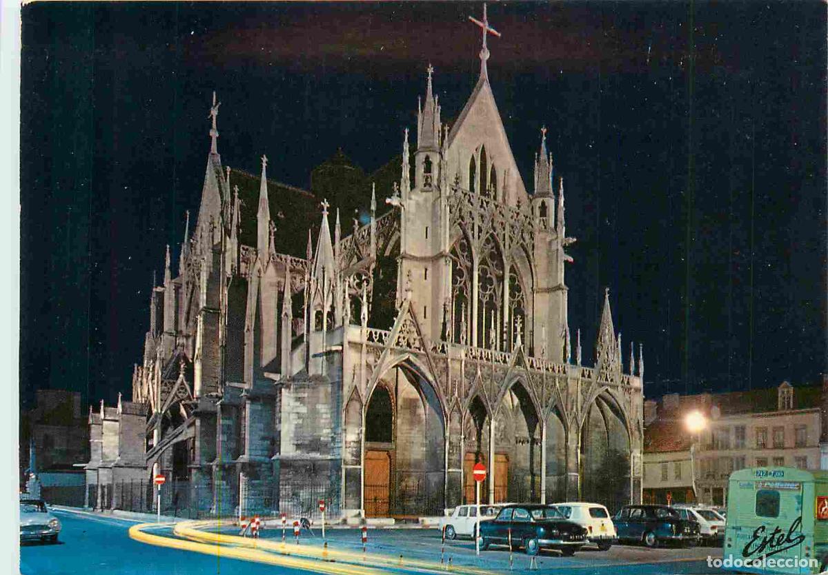 Cartoline: Francia - Carte Postale - 10 - Troyes - Basilique Saint-Urbain illumin&eacute;e - Automobiles - CPM - Voir