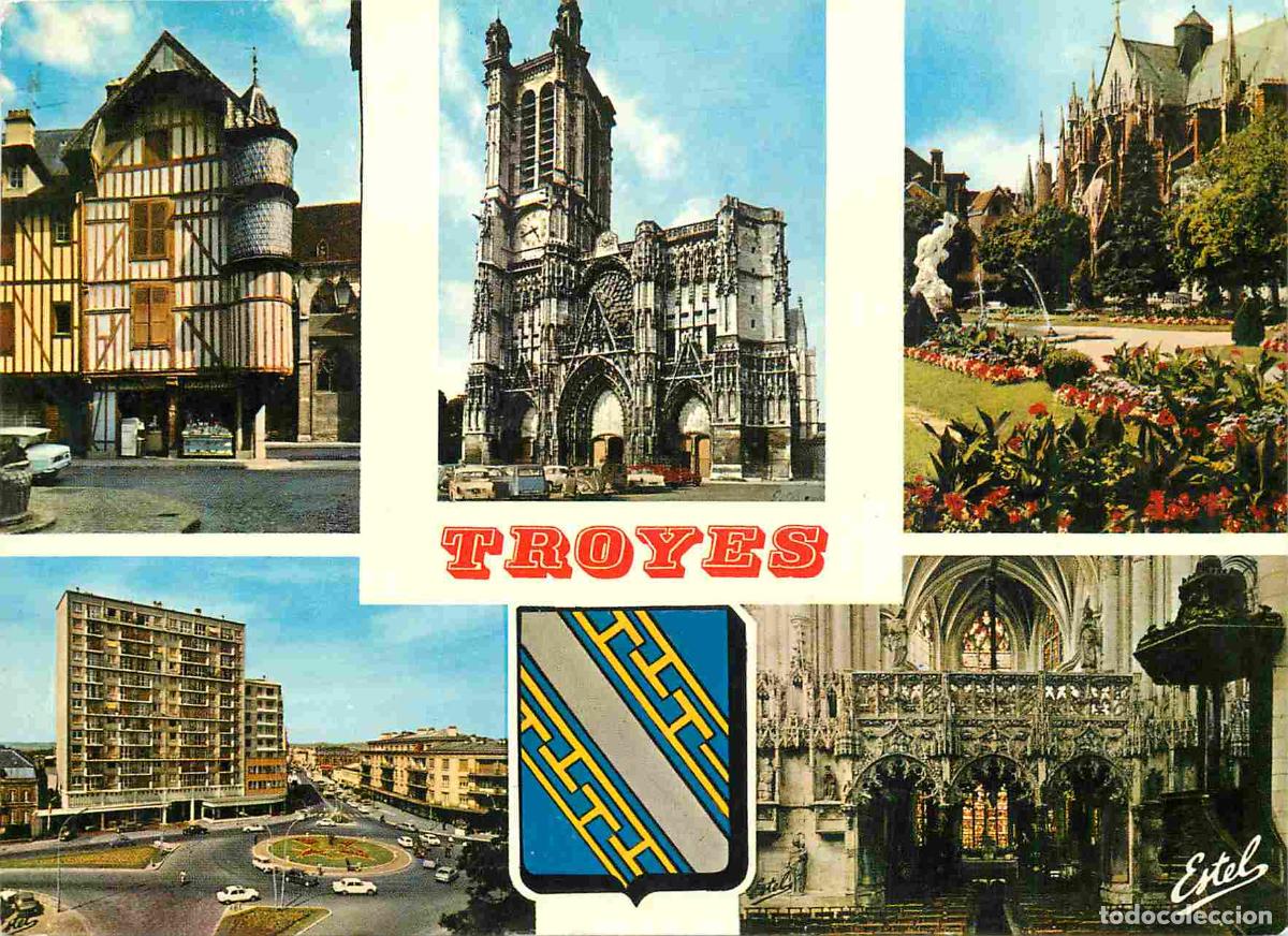 Postales: Francia - Carte Postale - 10 - Troyes - Multivues - Blasons - CPM - Voir Scans Recto-Verso