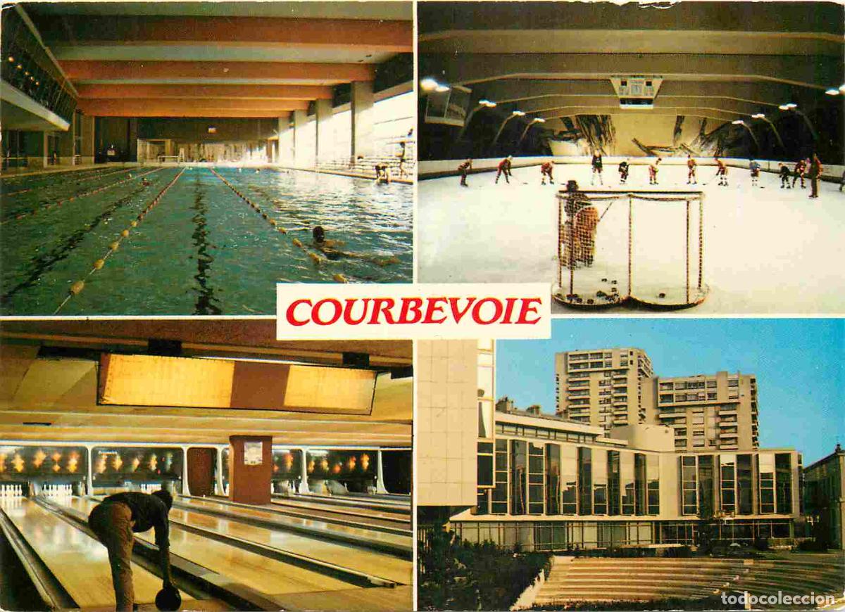 Postcards: Francia - Carte Postale - 92 - Courbevoie - Multivues - Centre commercial charras piscine patinoire