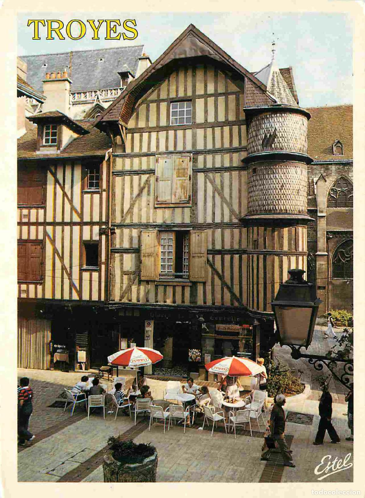 Postcards: Francia - Carte Postale - 10 - Troyes - Vieilles maisons champenoises rue champeaux et la tourelle d