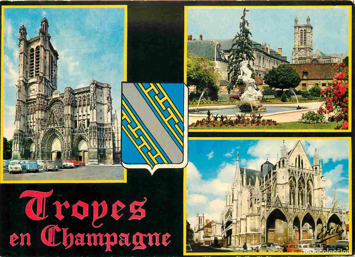 Postcards: Francia - Carte Postale - 10 - Troyes - Multivues - cathedrale saint-pierre et saint-paul le jardin