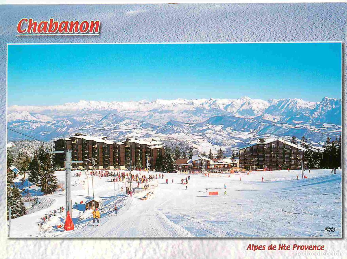 Postcards: Francia - Carte Postale - 04 - Chabanon - Panorama de la station au d&eacute;part d'un vaste domaine skiabl
