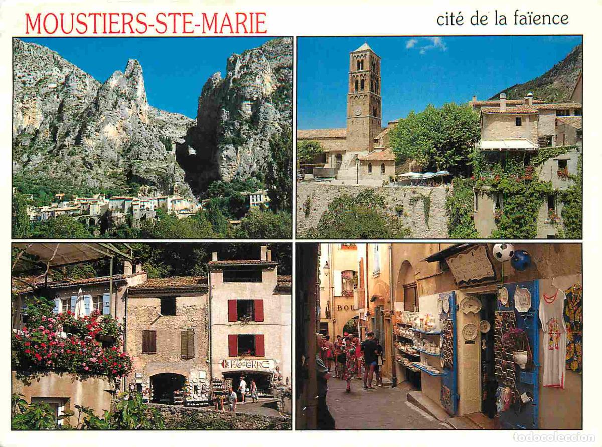 Postkarten: Francia - Carte Postale - 04 - Moustiers-Sainte-Marie - Cit&eacute; de la fa&iuml;ence - Multivues - CPM - Voir