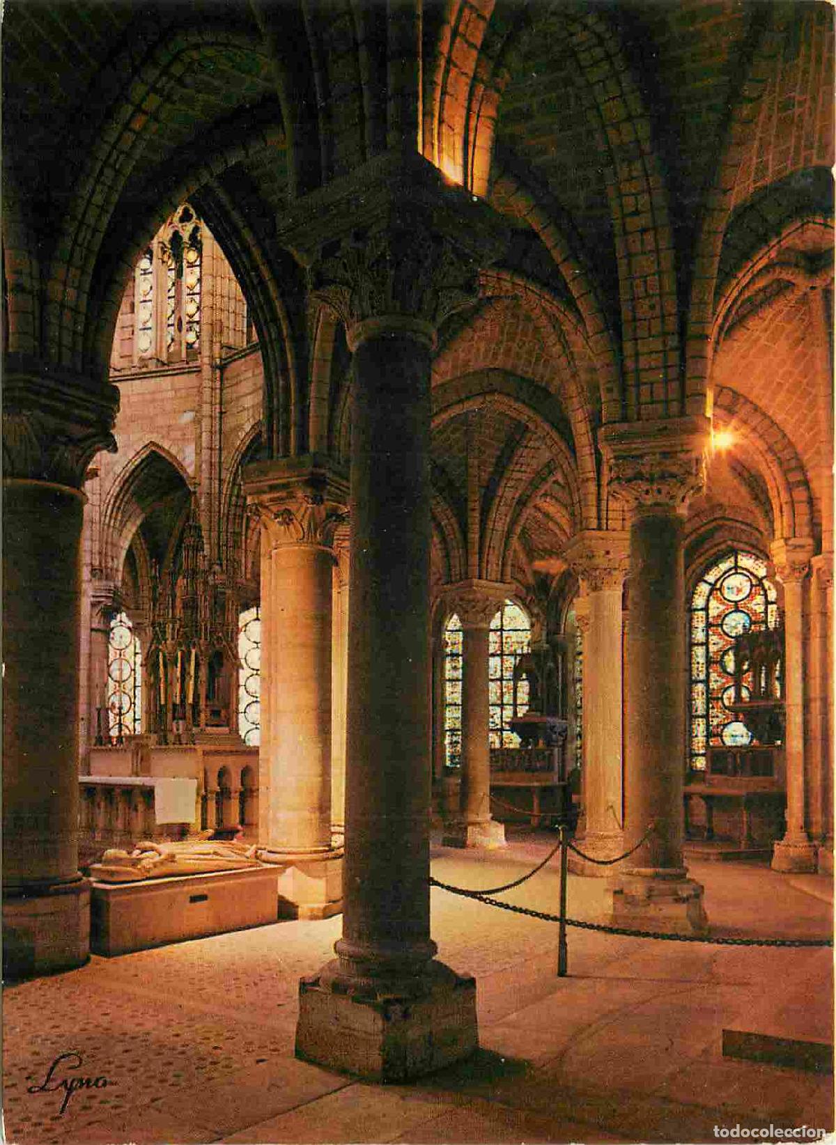 Postkarten: Francia - Carte Postale - 93 - Saint-denis - Basilique de St-Denis - Le d&eacute;ambulatoire Tombeau de L&eacute;o