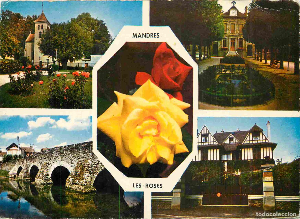 Postkarten: Francia - Carte Postale - 94 - Mandres-les-roses - Divers aspects de la ville - Multivues - Fleurs -