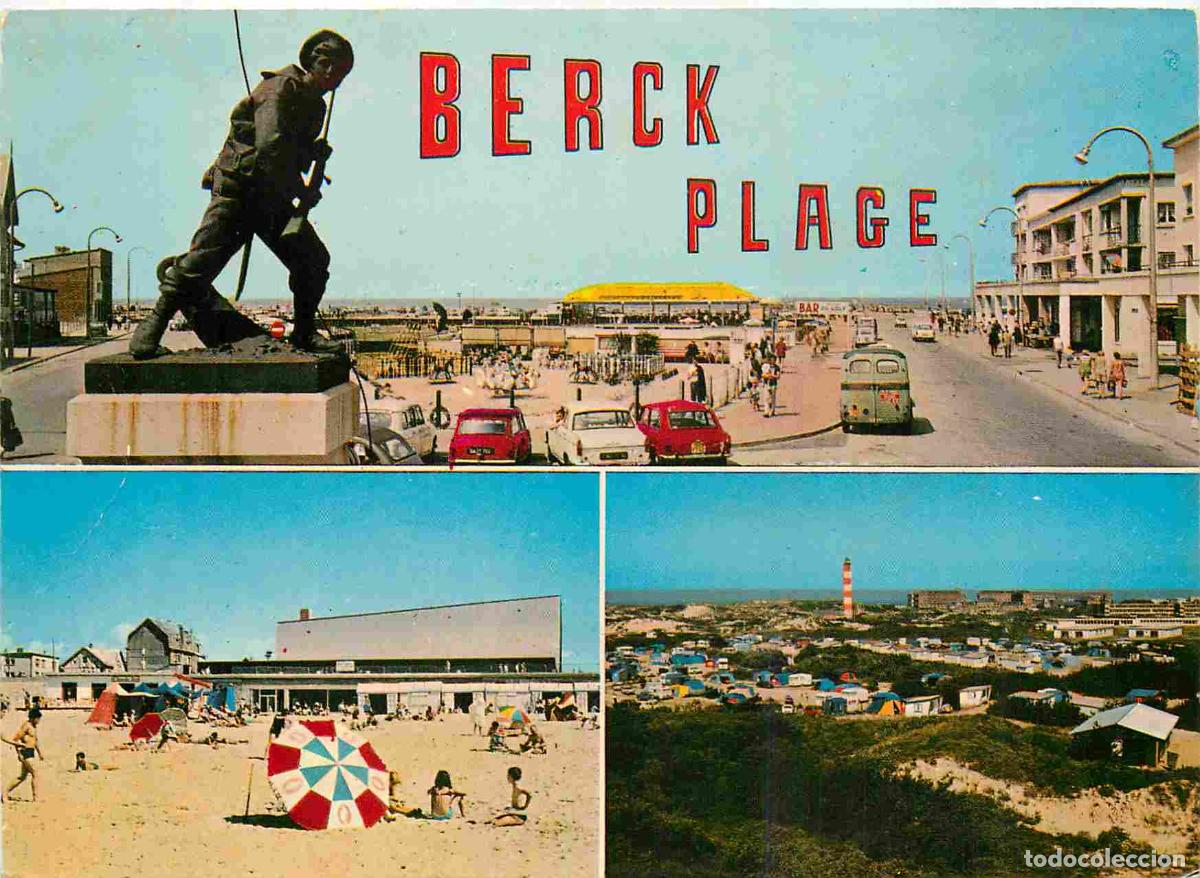 Postkarten: Francia - Carte Postale - 62 - Berck-plage - Multivues - l'esplanade parmentier lentonnoir la plage