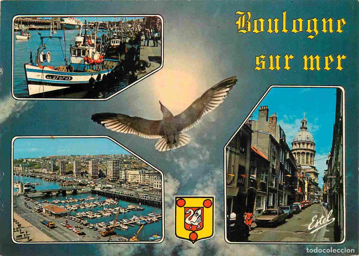 Postkarten: Francia - Carte Postale - 62 - Boulogne-sur-mer - Multivues - Le port et la gare maritime Le port de
