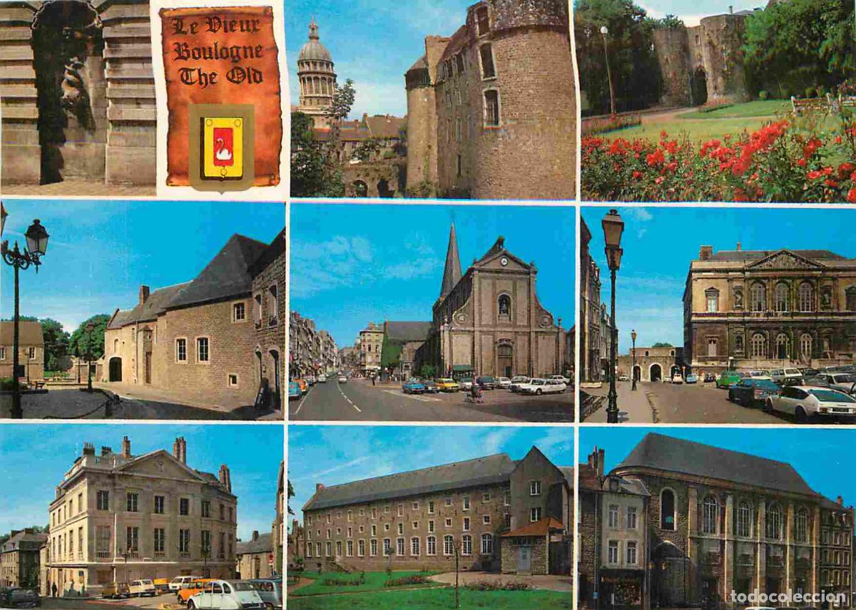 Postkarten: Francia - Carte Postale - 62 - Boulogne-sur-mer - Le vieux boulogne - Multivues - fontaine du 18&egrave; s