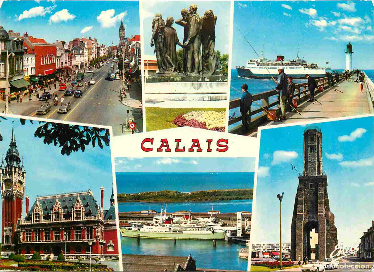 Cartoline: Francia - Carte Postale - 62 - Calais - Multivues - Le boulevard jacquard les bourgeois de calais pa