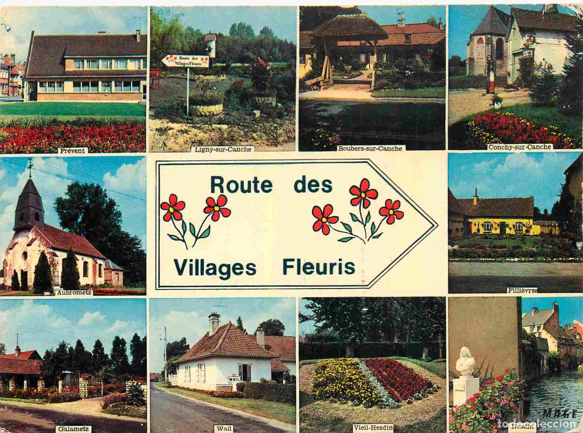 Postales: Francia - Carte Postale - 62 - Pas de Calais - Route des villages fleuris - Multivues - CPM - Voir S