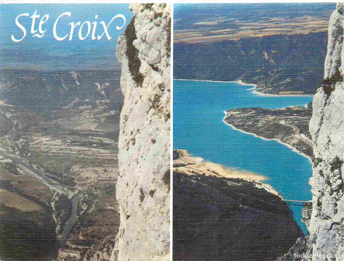Postales: Francia - Carte Postale - 04 - Sainte-croix-du-verdon - La vall&eacute;e de ste croix avant et apr&egrave;s le bar