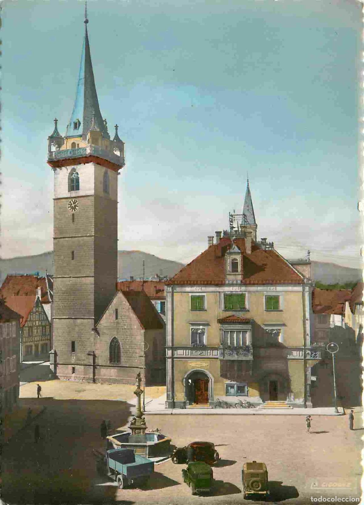 Postcards: Francia - Carte Postale - 67 - Obernai - Le Kappelturm et l'H&ocirc;tel de Ville - Carte dentel&eacute;e - CPSM g