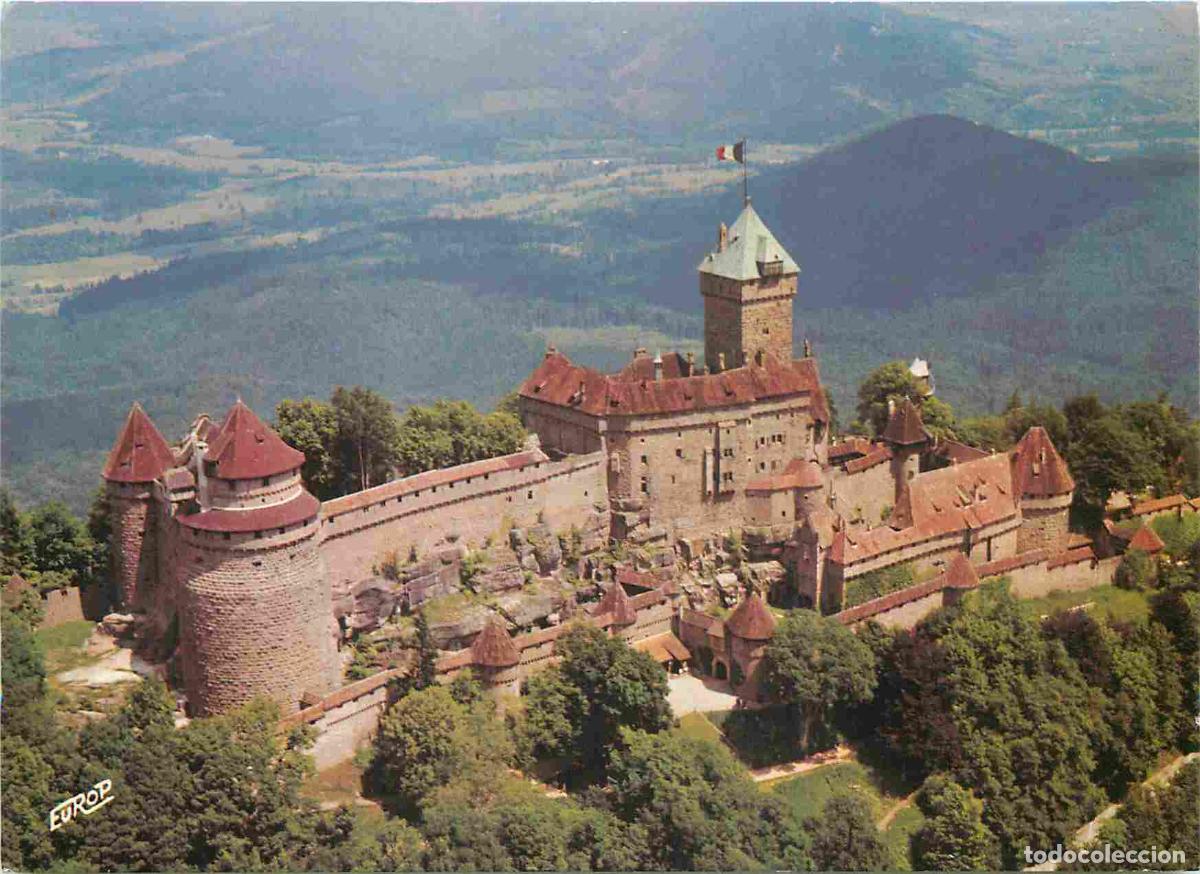 Postkarten: Francia - Carte Postale - 67 - Orschwiller - Ch&acirc;teau du Haut-Koenigsbourg - vue a&eacute;rienne - CPM - Voi