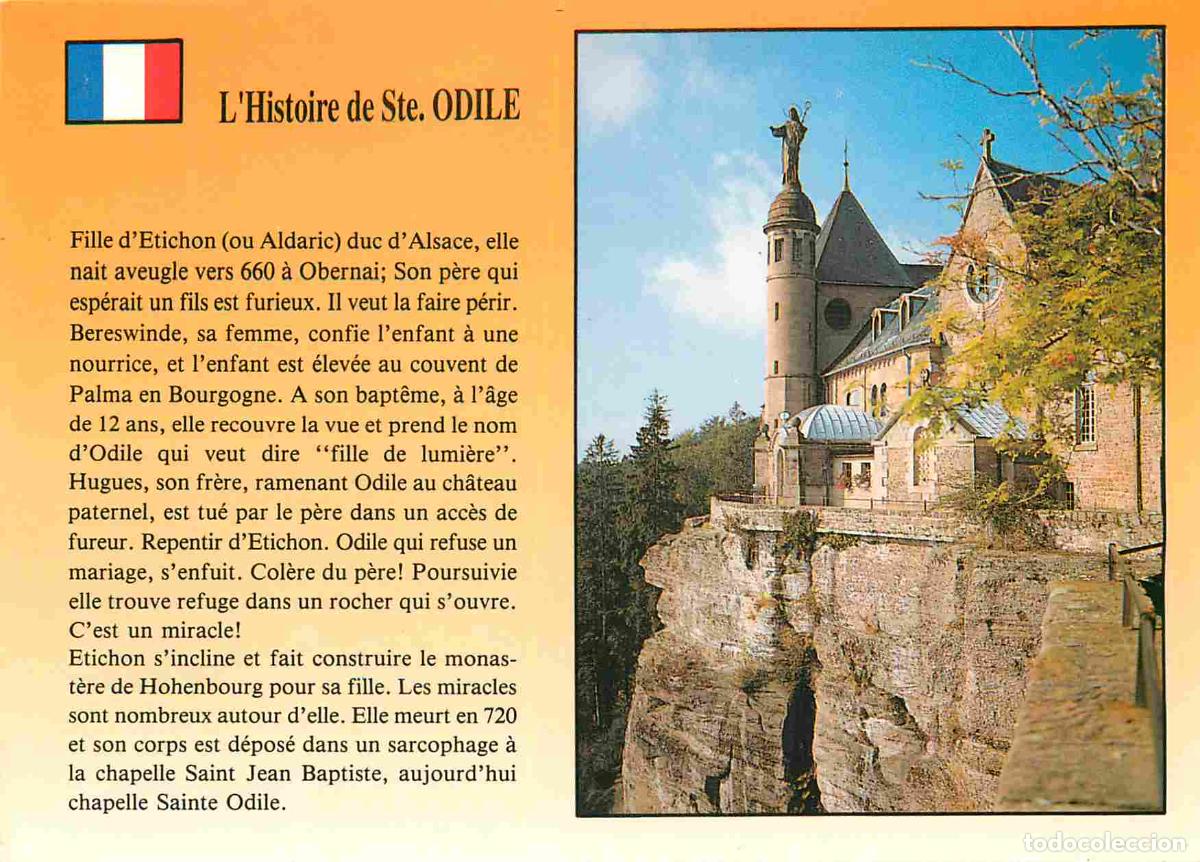 Postkarten: Francia - Carte Postale - 67 - Ottrott - Mont Sainte Odile - L'histoire de ste odile - CPM - Voir Sc