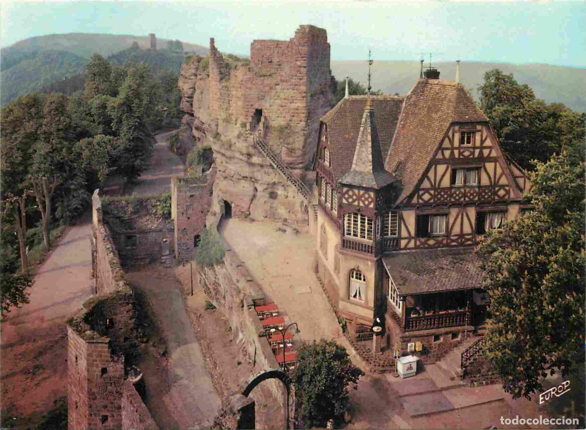 Postkarten: Francia - Carte Postale - 67 - Saverne - Le Ch&acirc;teau du Haut-Barr - Ruines et restaurant Altitude 458