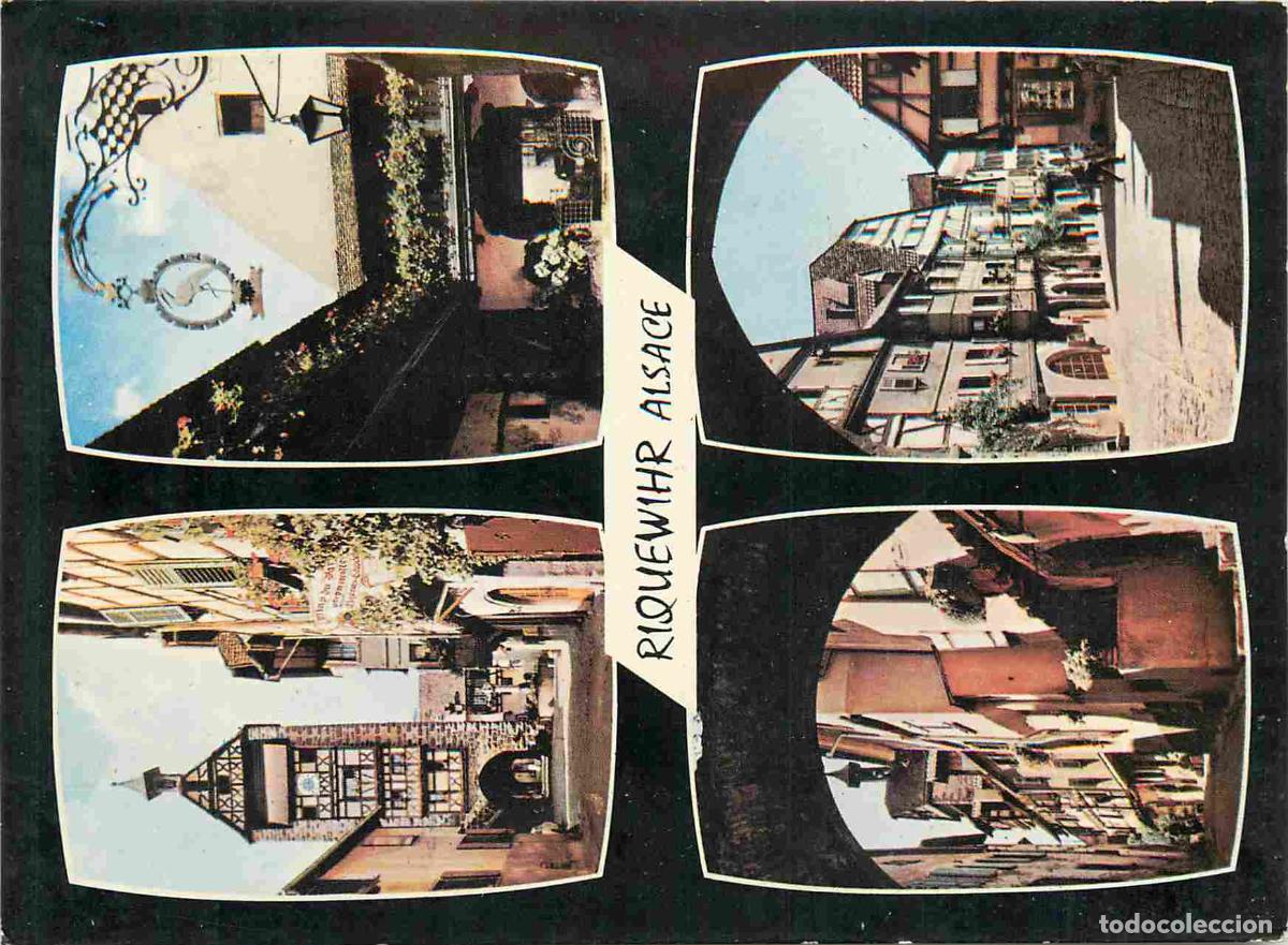 Cartoline: Francia - Carte Postale - 68 - Riquewihr - Multivues - Le dolder la cour des cigognes rue des juifs