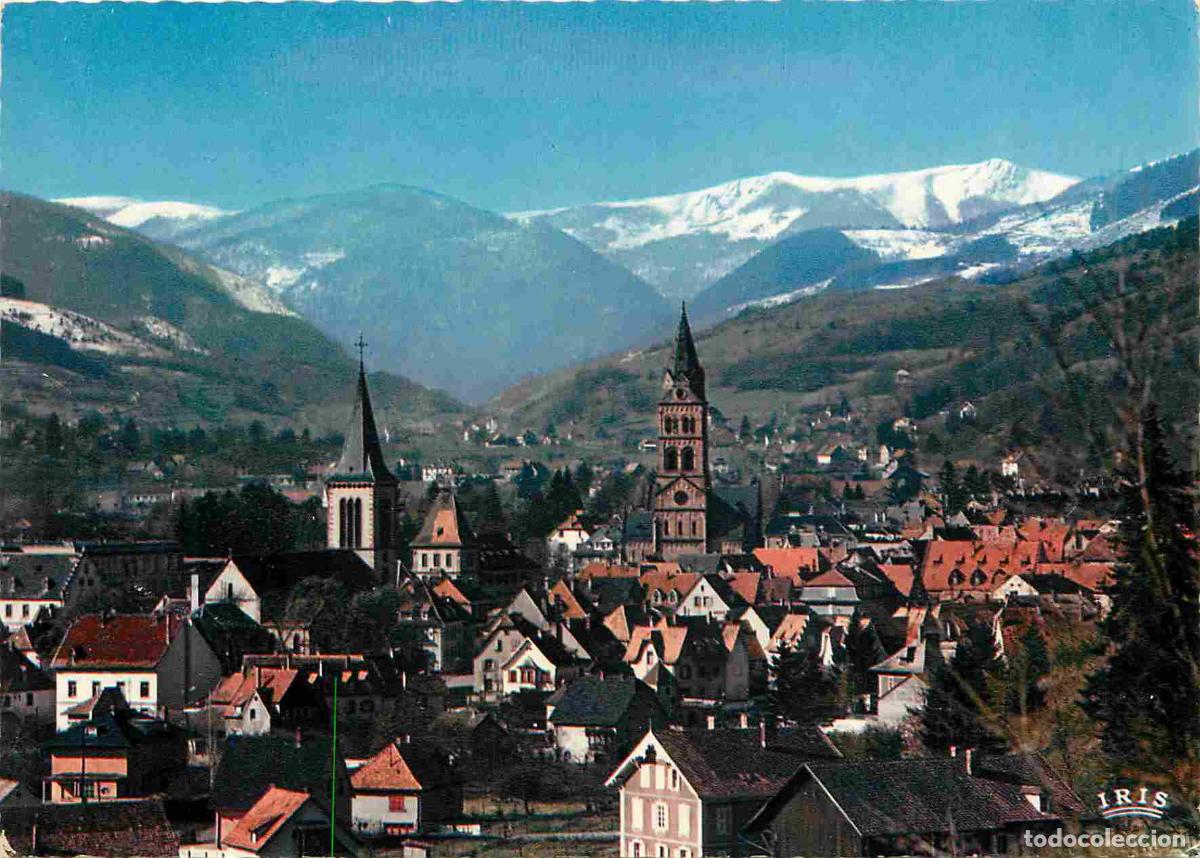 Cartoline: Francia - Carte Postale - 68 - Munster - La ville et la cha&icirc;ne des Vosges - Carte dentel&eacute;e - CPM - V