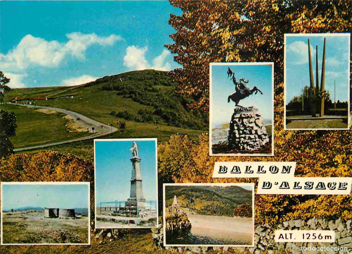Cartoline: Francia - Carte Postale - 90 - Ballon d'Alsace - Multivues - Table d'orientation Vierge du sommet La